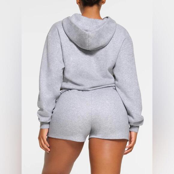 Pants - skims cotton fleece shorts ap-sho-0835 color heather gray